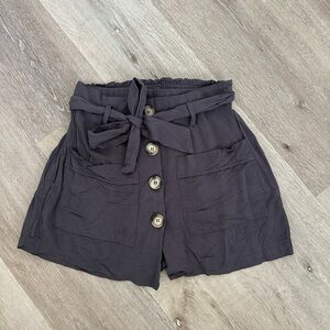 HYFVE Dark Gray High Waist Skort